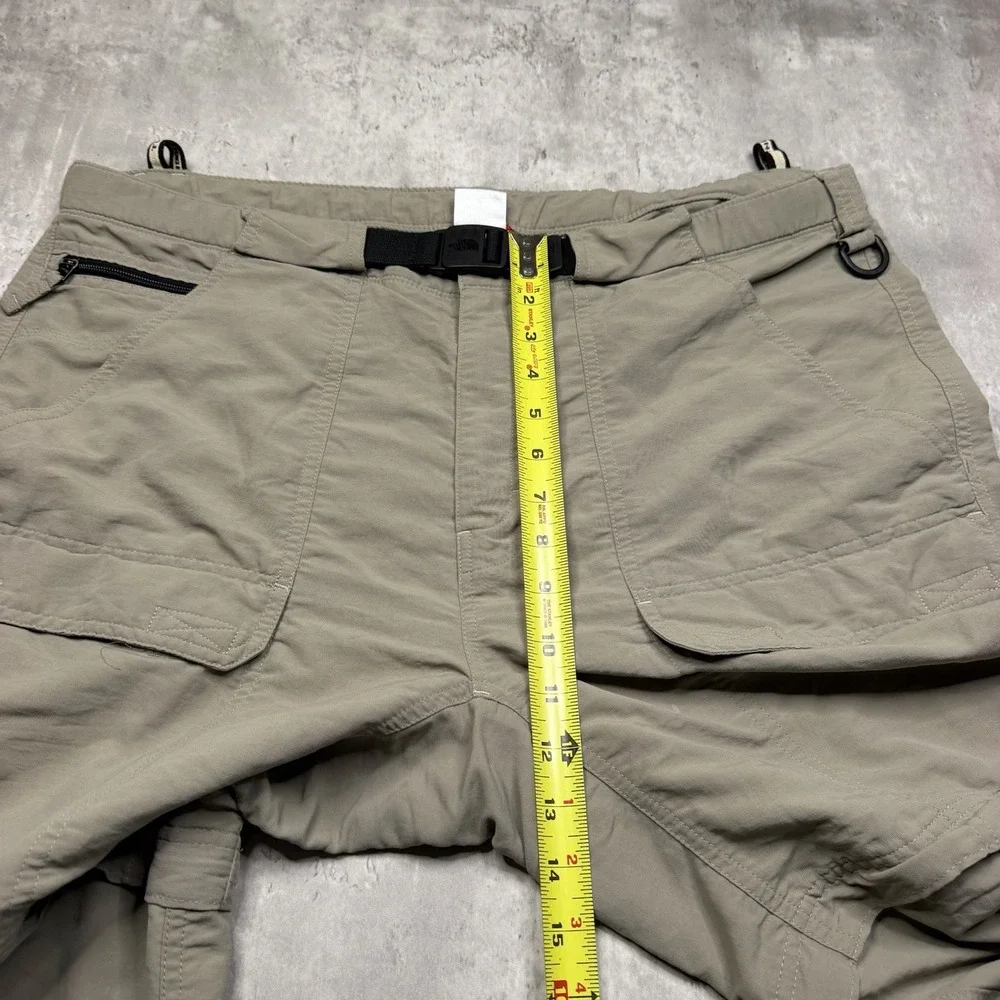 The North Face Men's Large Nylon Convertible Cargo Hiking Pants Outdoor Beige